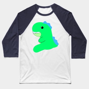 Green Dino Baseball T-Shirt